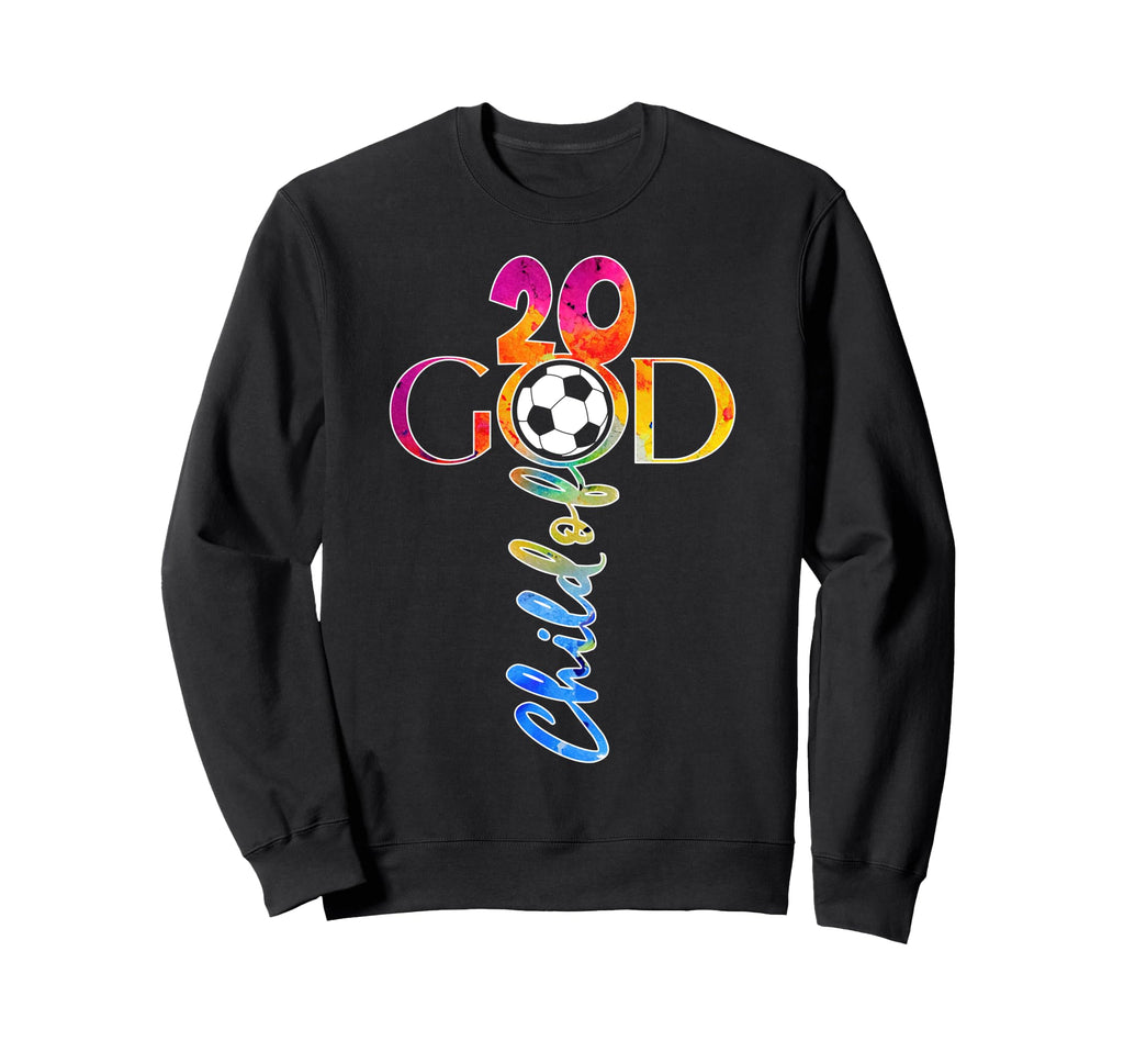 Jesus 20 Years Child God Soccer Sweatshirt - Fun Novelty Design Men Women