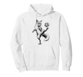 Funny Fox Freestyling Soccer Ball Hoodie - Fun Novelty Design Men Women