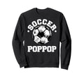 Soccer Poppop Soccer Ball Sweatshirt - Minimalist Print Men Women