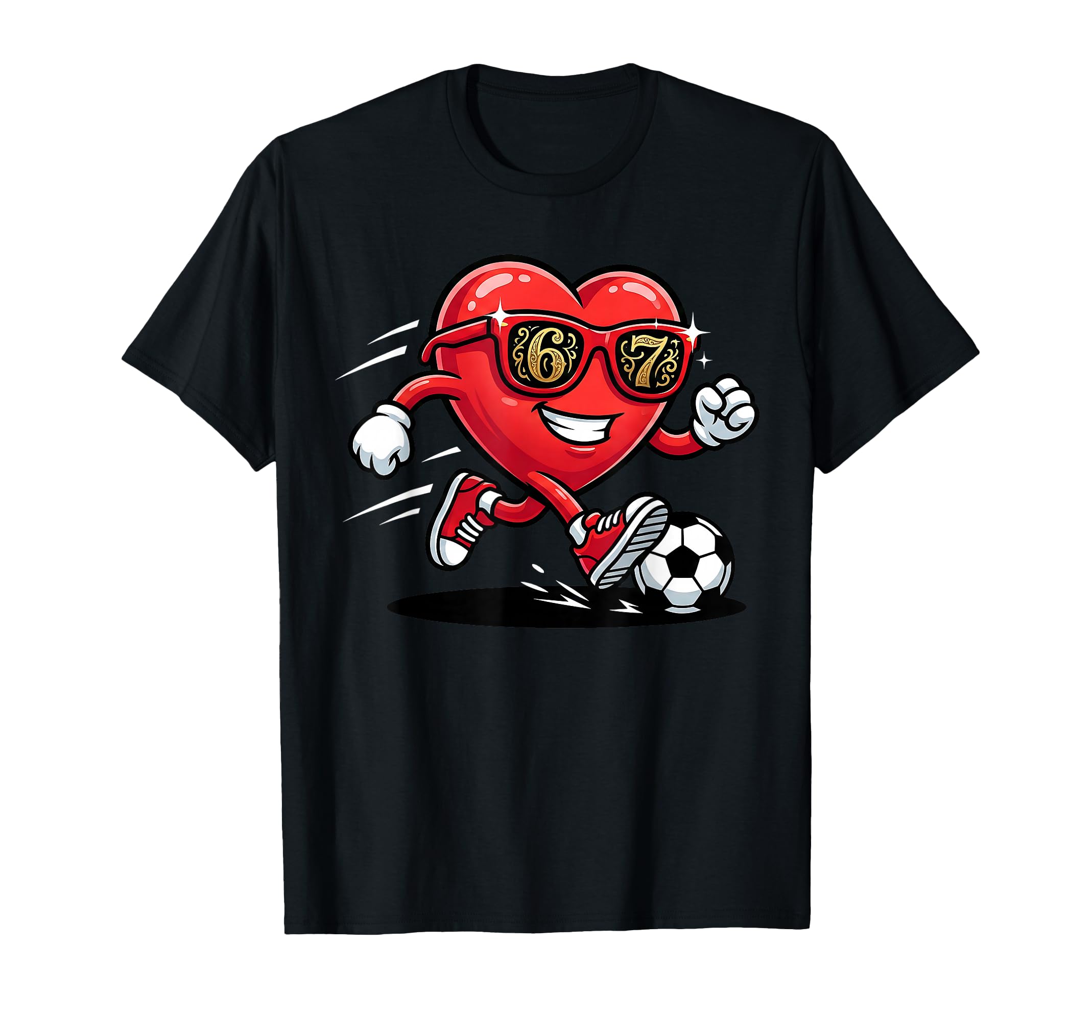 Valentines Day Six Seven 67 Meme T-Shirt - Casual Everyday Wear for Adults