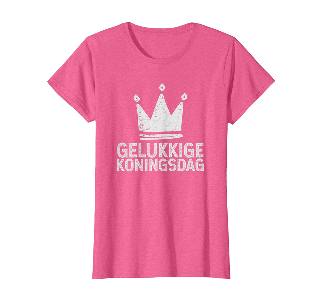 Kings Day Netherlands Holland Gelukkige T-Shirt - Minimalist Print Unisex
