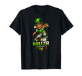 Soccer Leprechaun St Patricks Irish T-Shirt - Custom Art Print Men Women