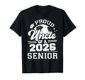 Proud Uncle 2026 Senior Soccer Graduation T-Shirt - Graphic Print Men Women