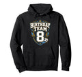 Birthday Team 8Th Birthday Soccer Hoodie - Minimalist Print Men Women