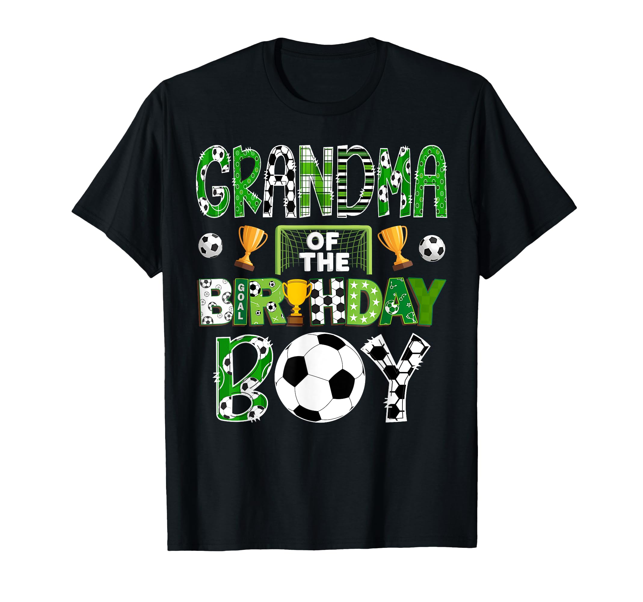 Grandma Birthday Soccer Player Game T-Shirt - Aesthetic Graphic Men Women