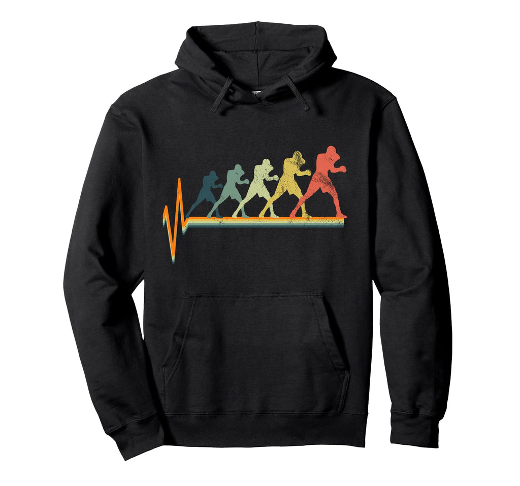 Boxing Heartbeat Boxer Gift Love Hoodie - Fun Novelty Design Unisex