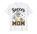 Skeleton Soccer Mom Coffee Leopard T-Shirt - Novelty Apparel Men Women