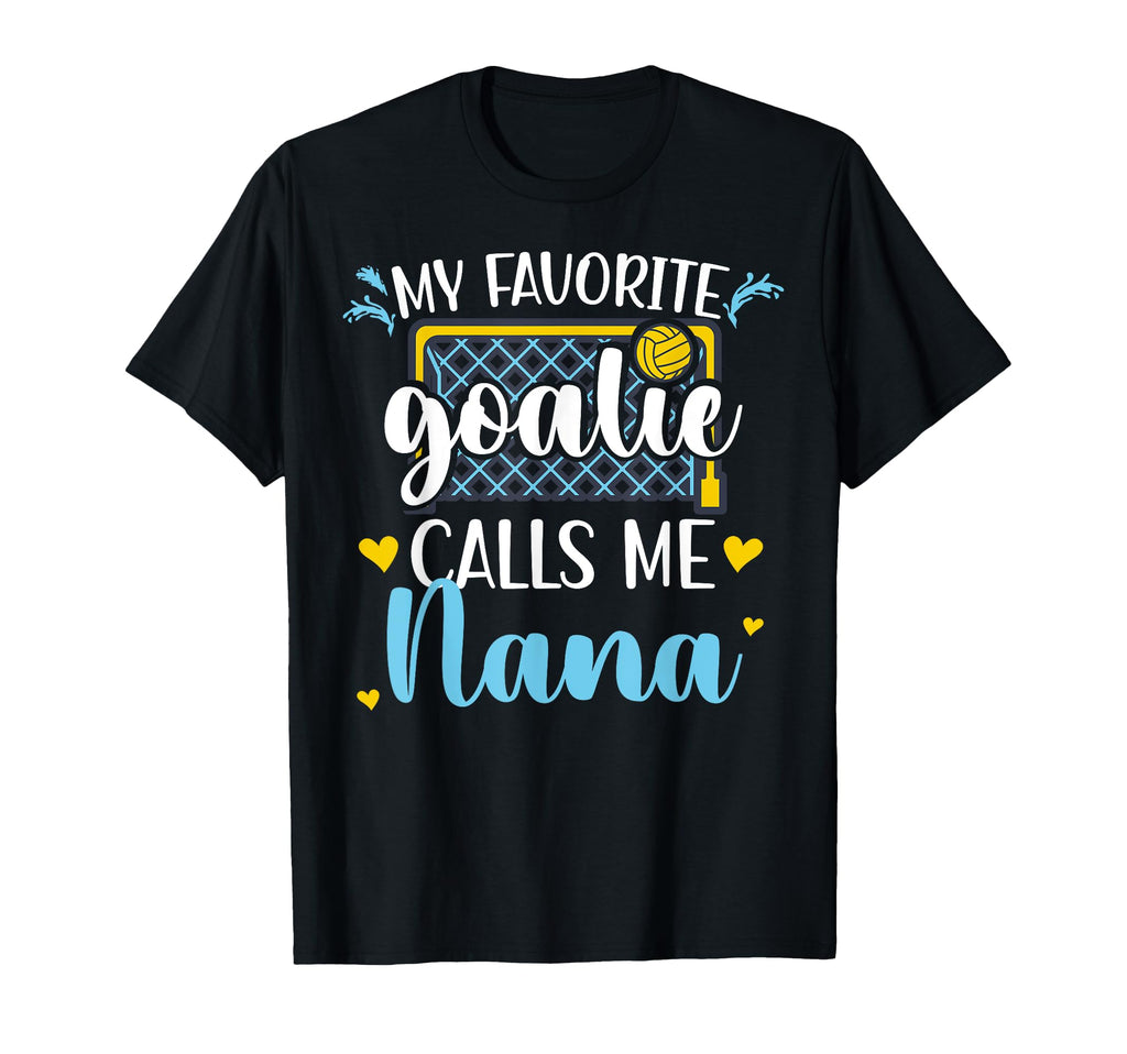 Proud Water Polo Goalie Nana Water T-Shirt - Minimalist Print for Adults