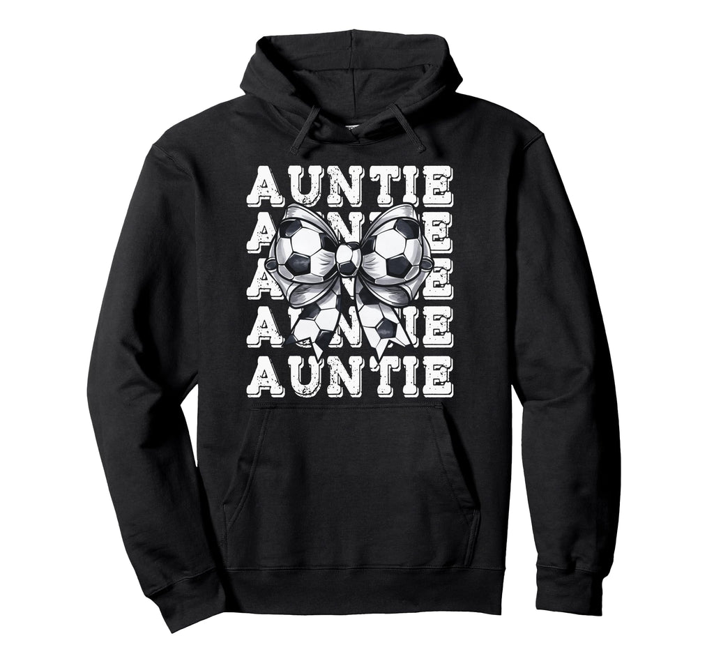 Coquette Soccer Auntie Matching Hoodie - Aesthetic Graphic Men Women
