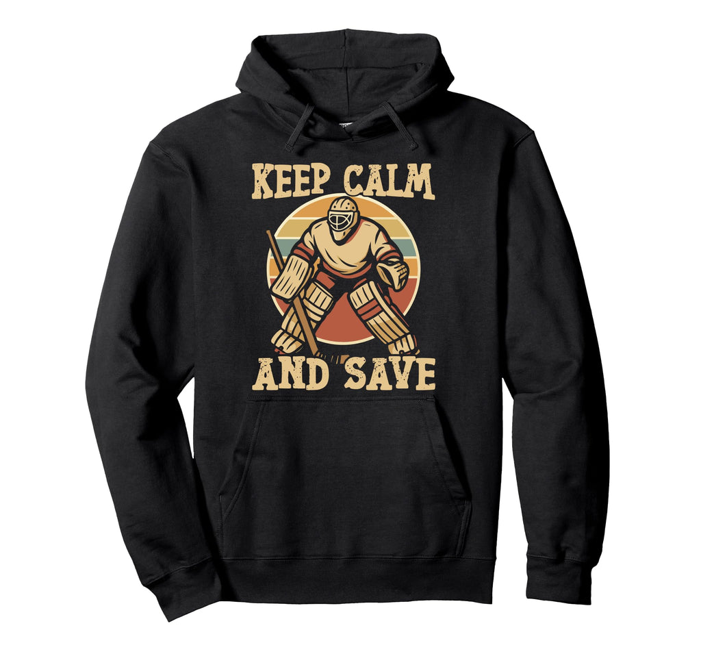 Ice Hockey Goalie Goalkeeper Keep Hoodie - Casual Everyday Wear Unisex