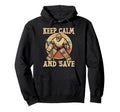 Ice Hockey Goalie Goalkeeper Keep Hoodie - Casual Everyday Wear Unisex