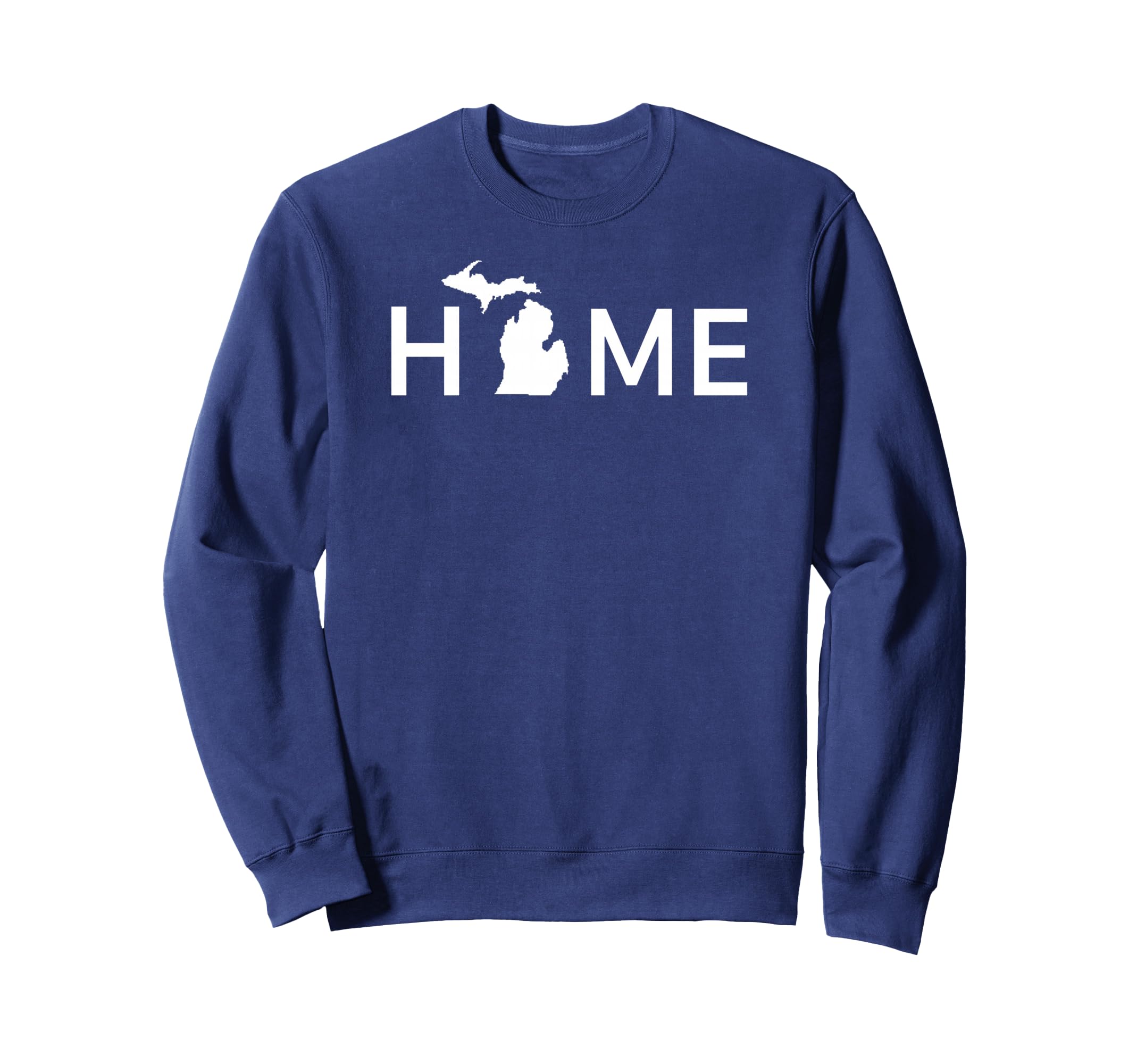 Michigan Home Love U S American State Sweatshirt - Minimalist Print Unisex
