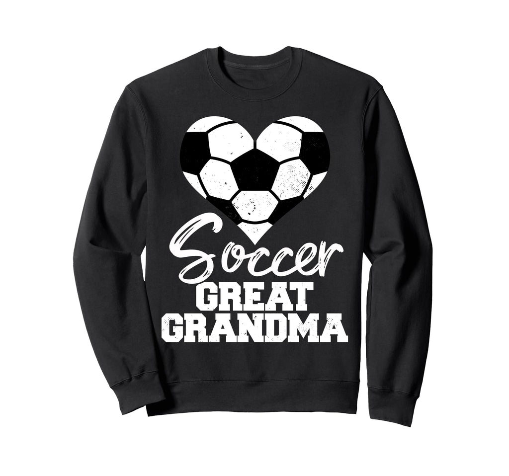 Soccer Great Grandma Heart Funny Sweatshirt - Minimalist Print Unisex