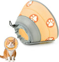 Cat Cone Collar Soft to Stop Licking After Surgery Cat Recovery Collar for Small Large Cats Adjustable Elizabethan Collar
