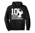Soccer 10 Years Awesome Soccer Hoodie - Unique Graphic for Adults