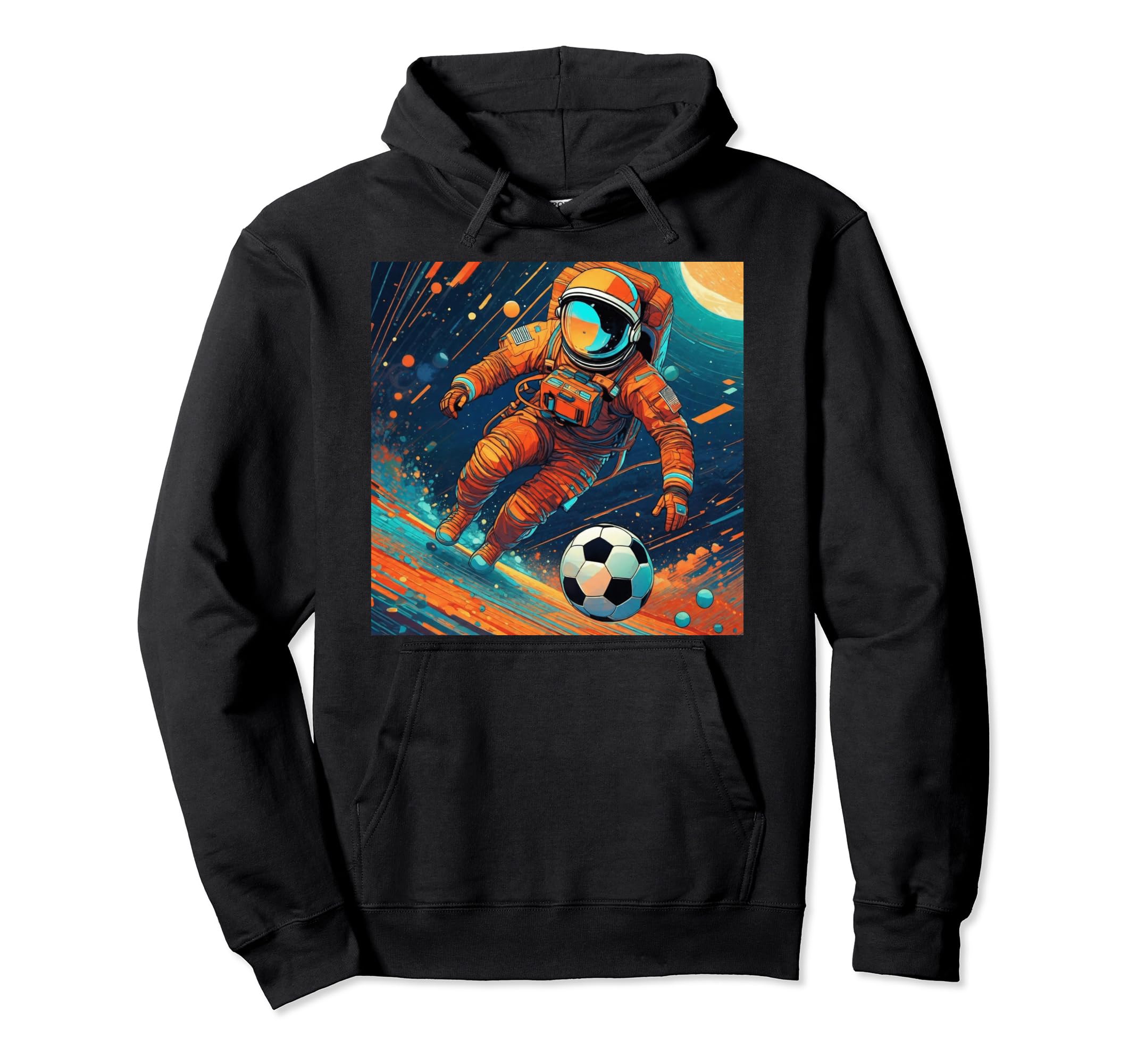 Athlete Soccer Football Competitive Hoodie - Fun Novelty Design Men Women
