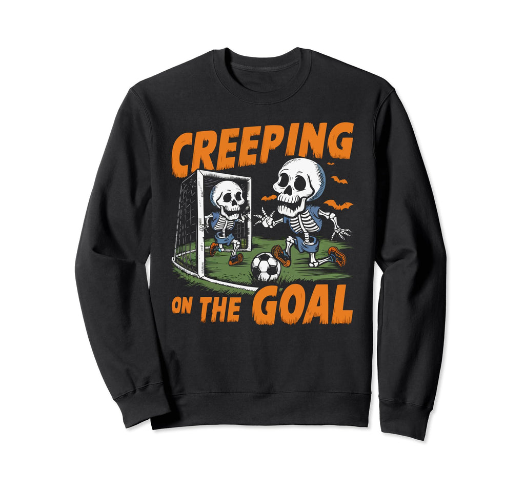 Soccer Halloween Spooky Sweatshirt - Fun Novelty Design for Adults