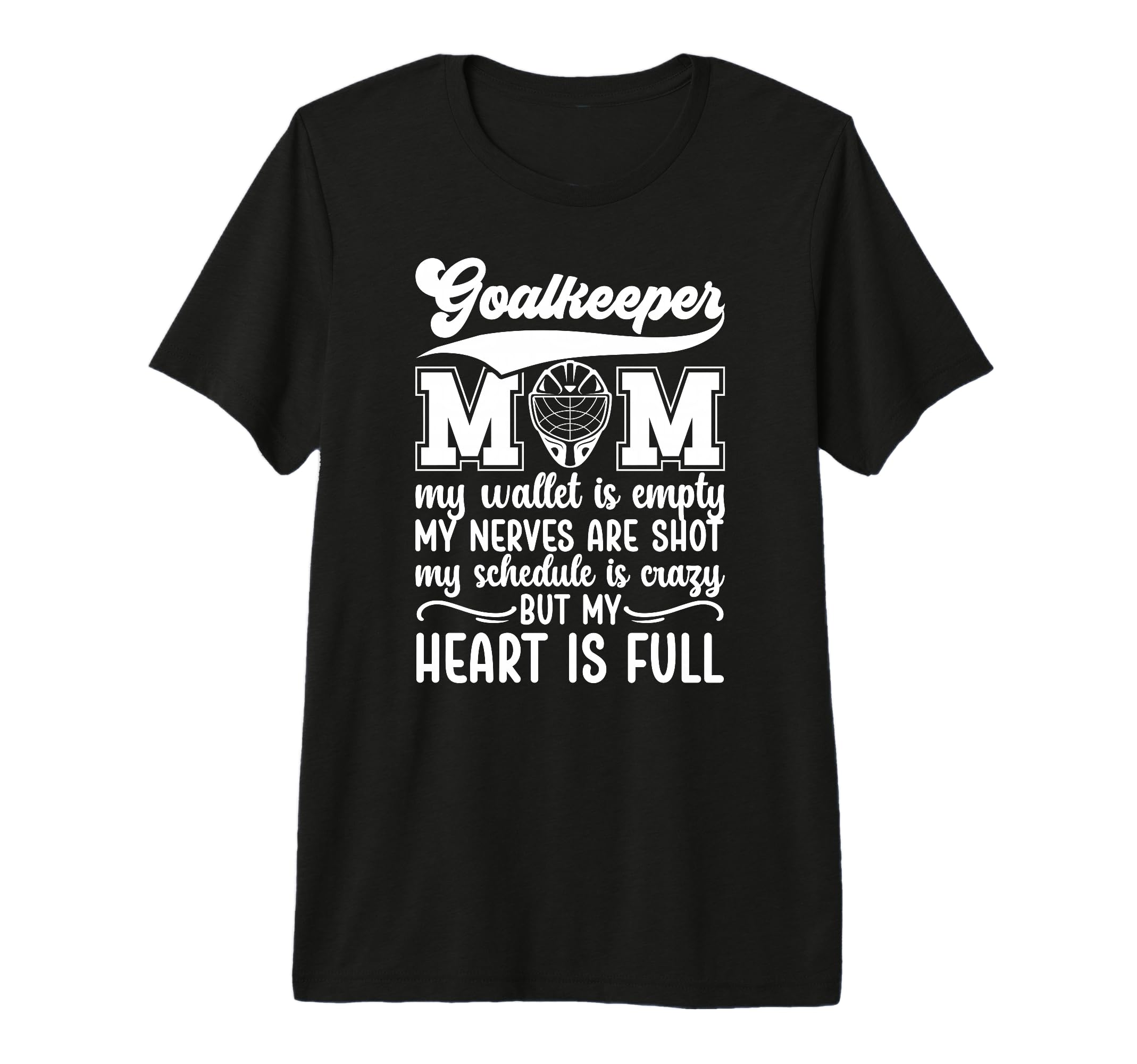 Proud Hockey Goalkeeper Mom Ice T-Shirt - Casual Everyday Wear Unisex