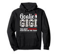 Ice Hockey Goalie Gigi Funny Ice Hoodie - Custom Art Print for Adults