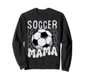 Soccer Mama Groovy Soccer Mom Sweatshirt - Graphic Print for Adults