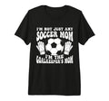 Womens Soccer Mom Goalie T-Shirt - Fun Novelty Design for Adults