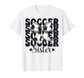 Soccer Sister Soccer Sis Coquette Bow T-Shirt - Novelty Apparel Men Women