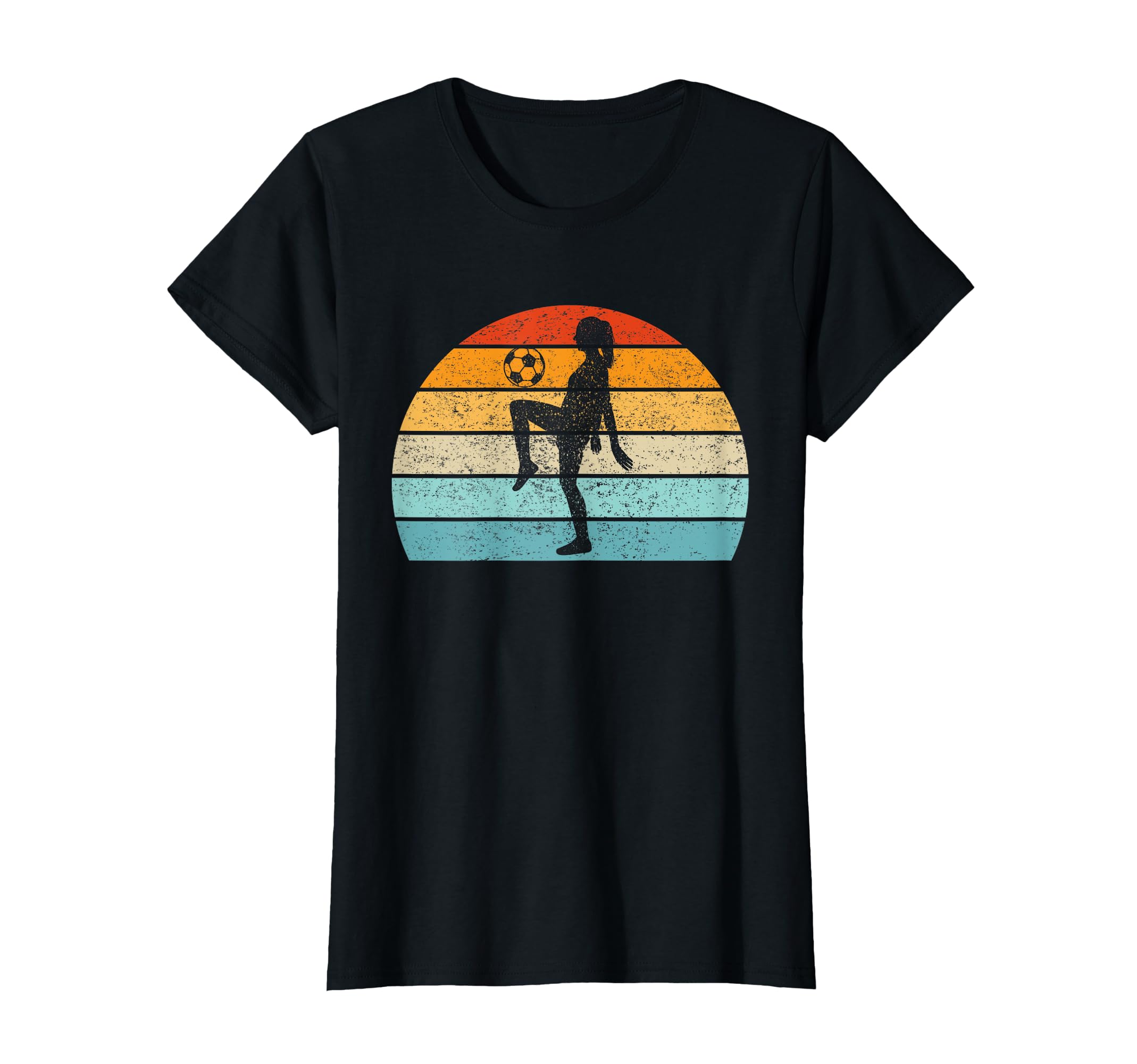 Playing Football Soccer Ball T-Shirt - Aesthetic Graphic Men Women