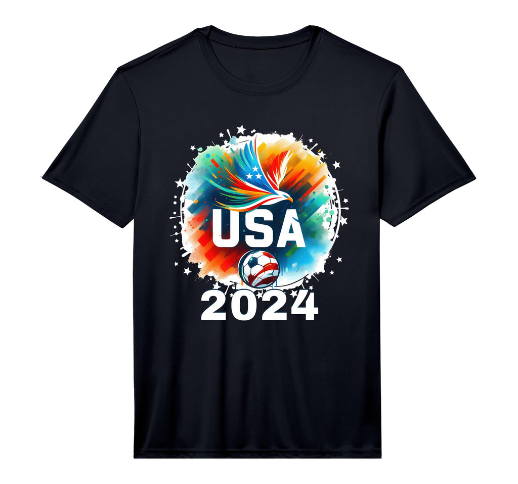 2024 Soccer Player Sports Soccer T-Shirt - Unique Graphic Unisex