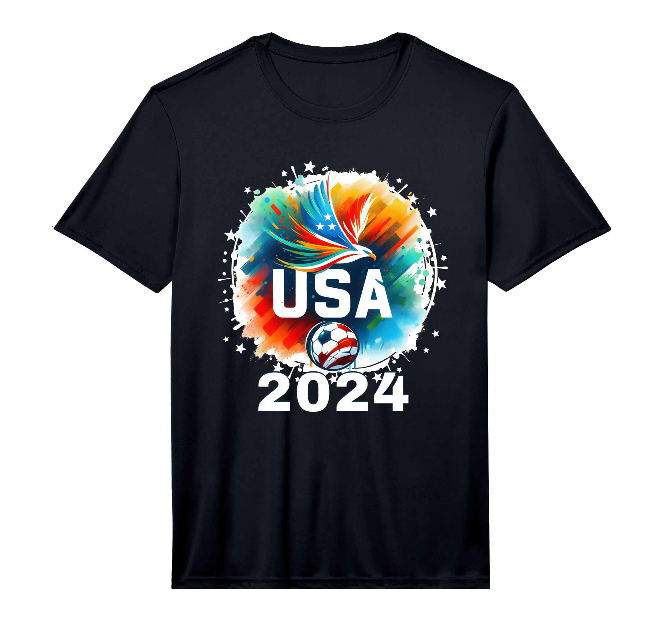 2024 Soccer Player Sports Soccer T-Shirt - Unique Graphic Unisex