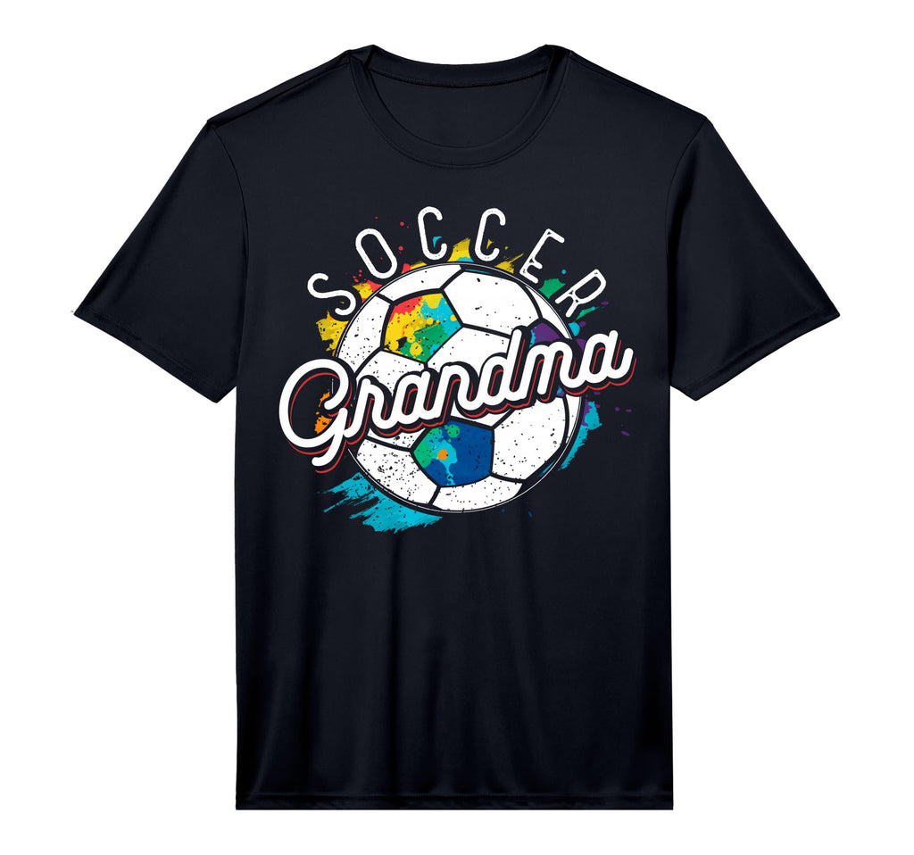 Mens Soccer Grandma Sports Player T-Shirt - Casual Everyday Wear Men Women