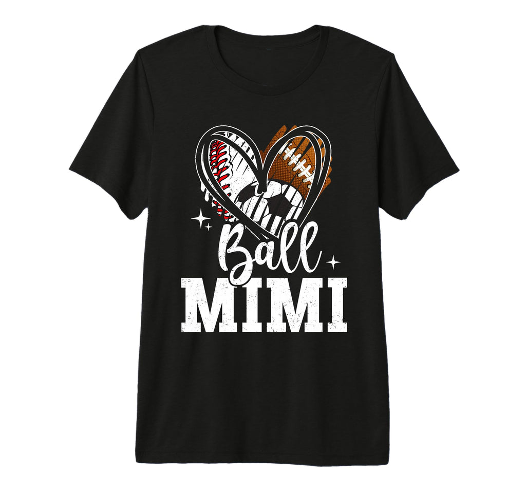 Ball Mimi Baseball Football Soccer T-Shirt - Minimalist Print Men Women