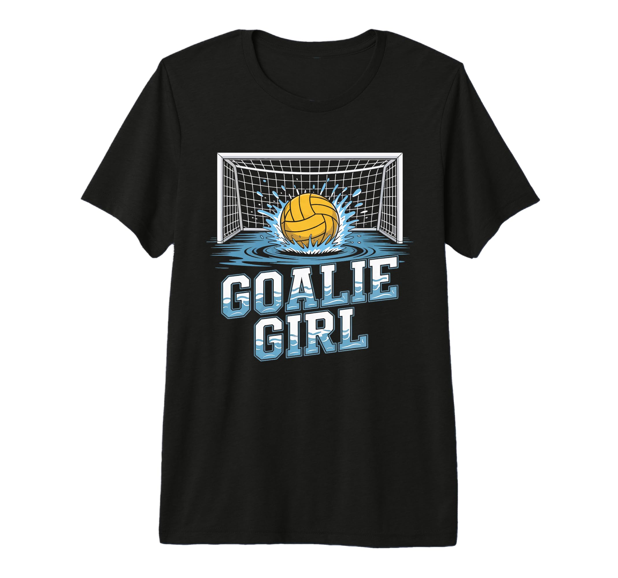 Water Polo Player Goalie Water Polo Tri T-Shirt - Custom Art Print Unisex