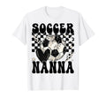 Groovy Soccer Nanna Funny Ball Nanna T-Shirt - Graphic Print for Adults