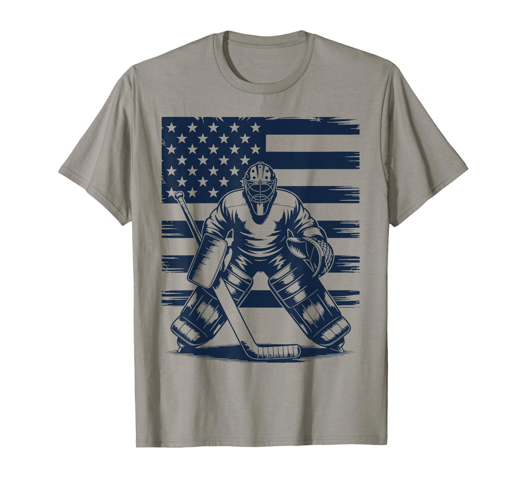 Ice Hockey Goalkeeper Goalie T-Shirt - Custom Art Print for Adults