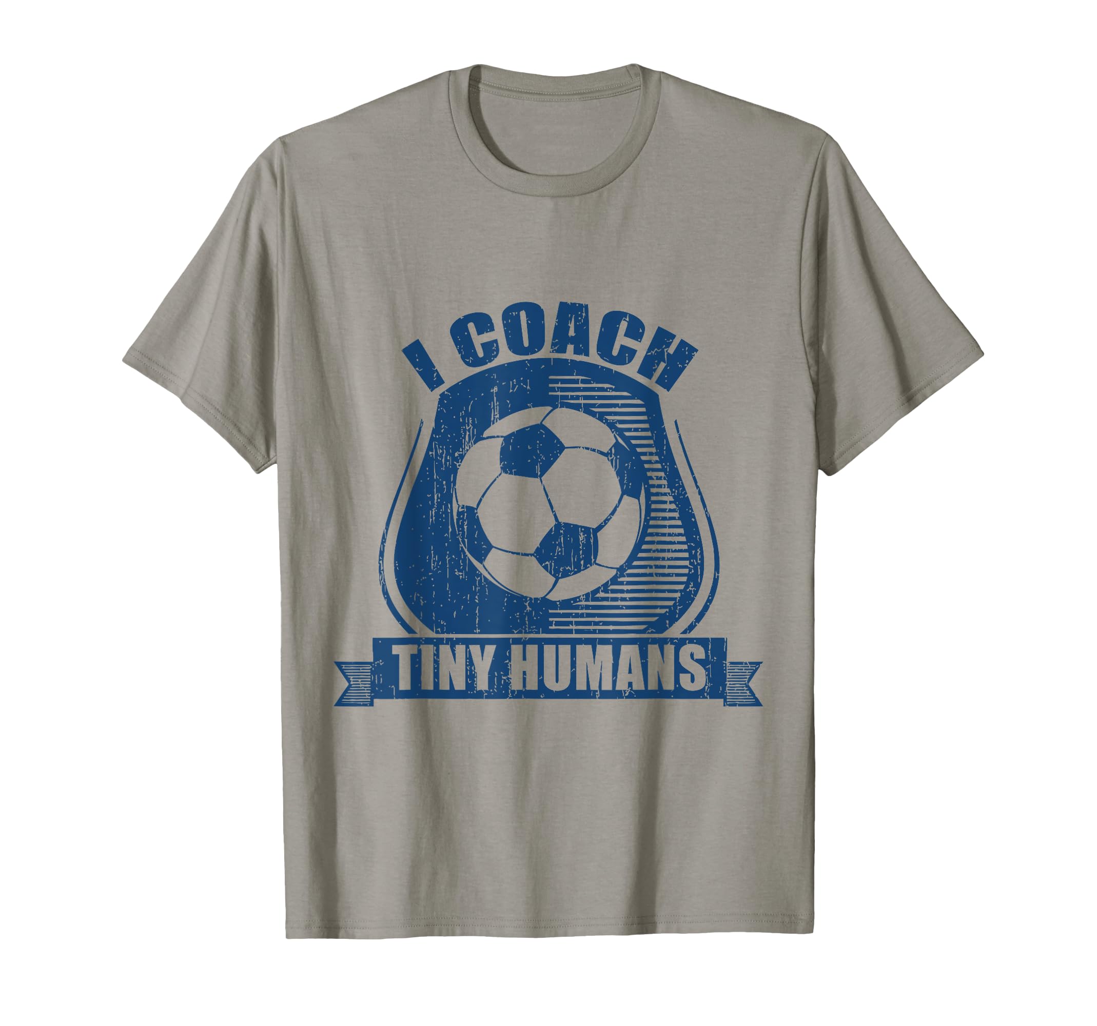 I Coach Tiny Humans Humans Soccer T-Shirt - Novelty Apparel Men Women