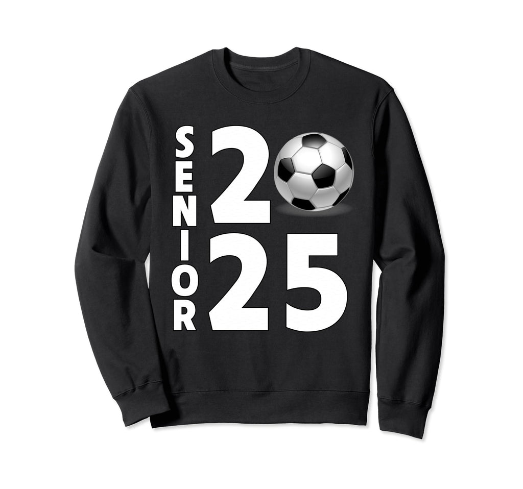 Soccer Player Senior Class 2025 Sweatshirt - Fun Novelty Design for Adults