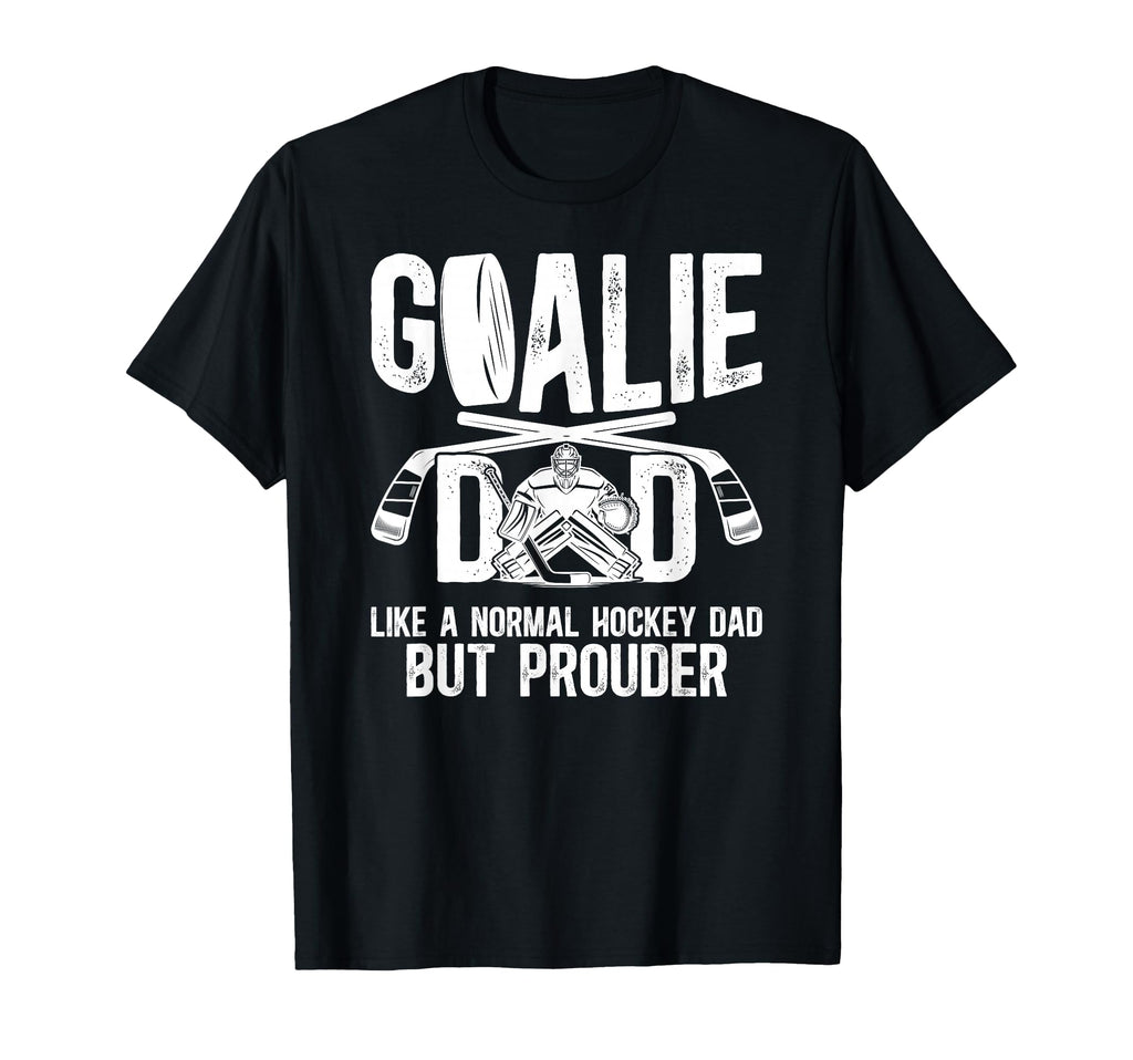Hockey Goalie Dad Ice Hockey Keeper T-Shirt - Streetwear Style for Adults