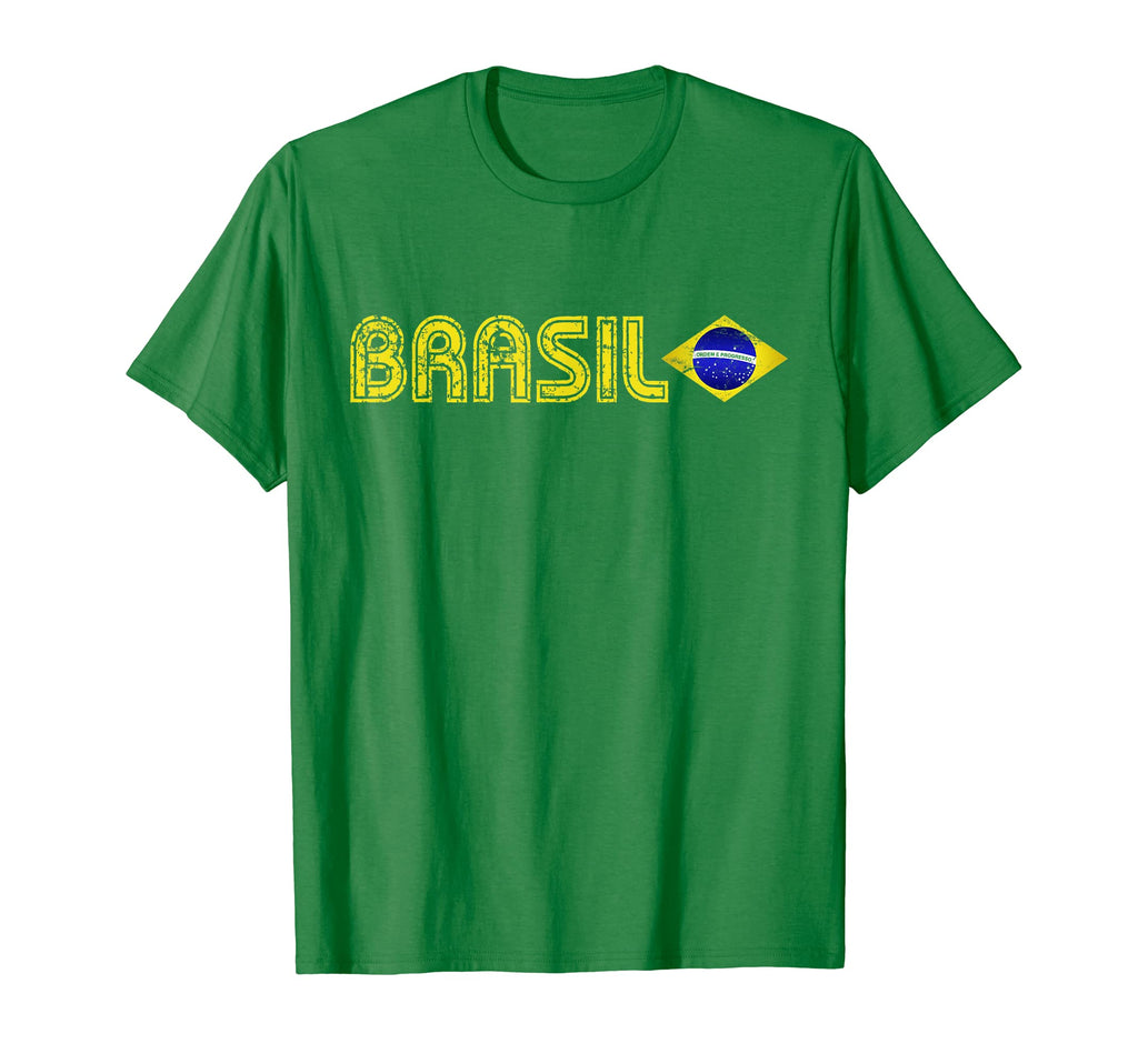 Brasil Brazil Soccer Football Brazilian T-Shirt - Trendy Graphic Unisex