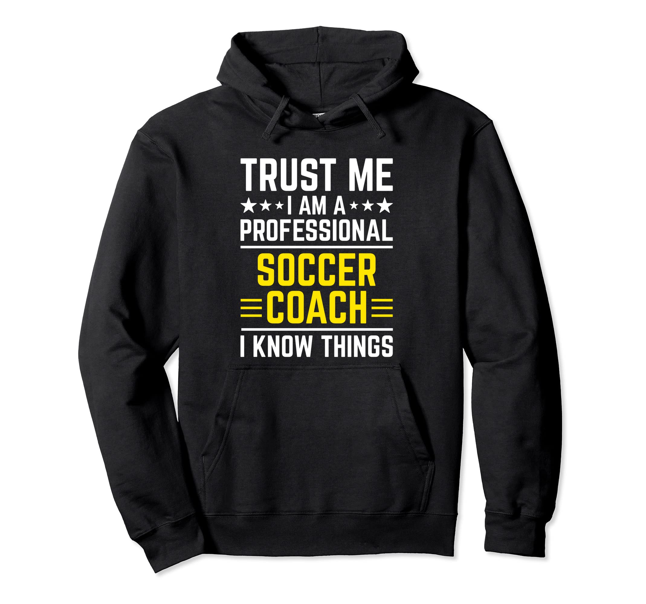 Professional Soccer Coach Funny Hoodie - Casual Everyday Wear for Adults