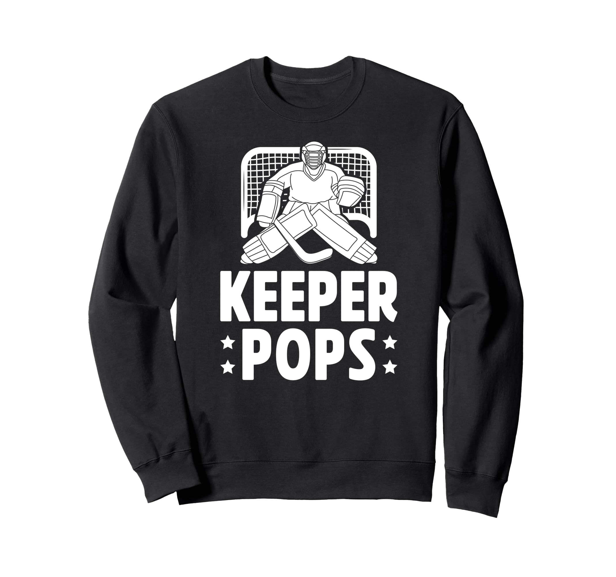 Ice Hockey Keeper Pops Ice Hockey Sweatshirt - Streetwear Style for Adults