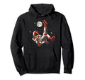 Astronaut Bicycle Kick Moon Soccer Hoodie - Trendy Graphic Men Women