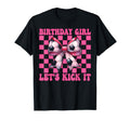 Birthday Lets Kick It Soccer Mom Mama T-Shirt - Unique Graphic Men Women