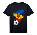 Moldova Soccer Football Flag Performance T-Shirt - Graphic Print Men Women