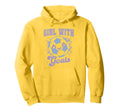 Trendy Goals Soccer Ball Chest Logo Hoodie - Streetwear Style for Adults