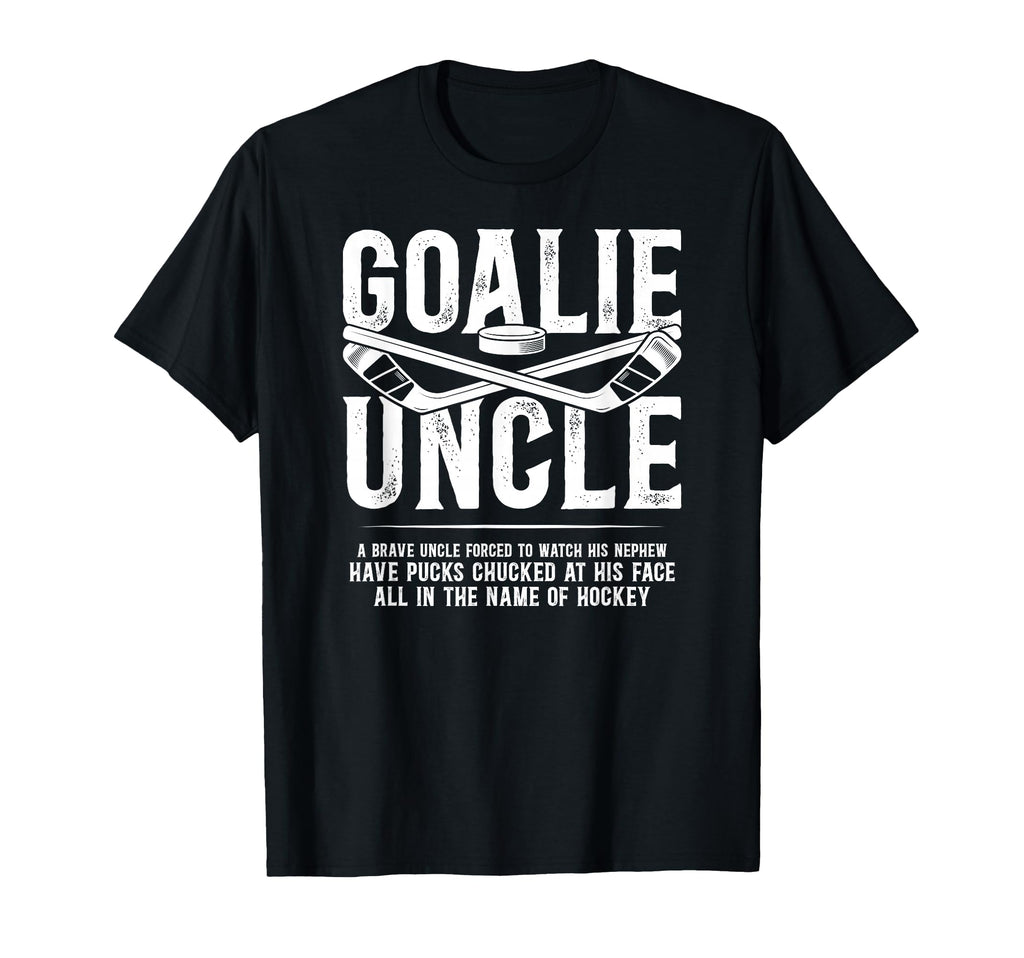 Hockey Goalie Uncle Hockey Keeper T-Shirt - Streetwear Style for Adults