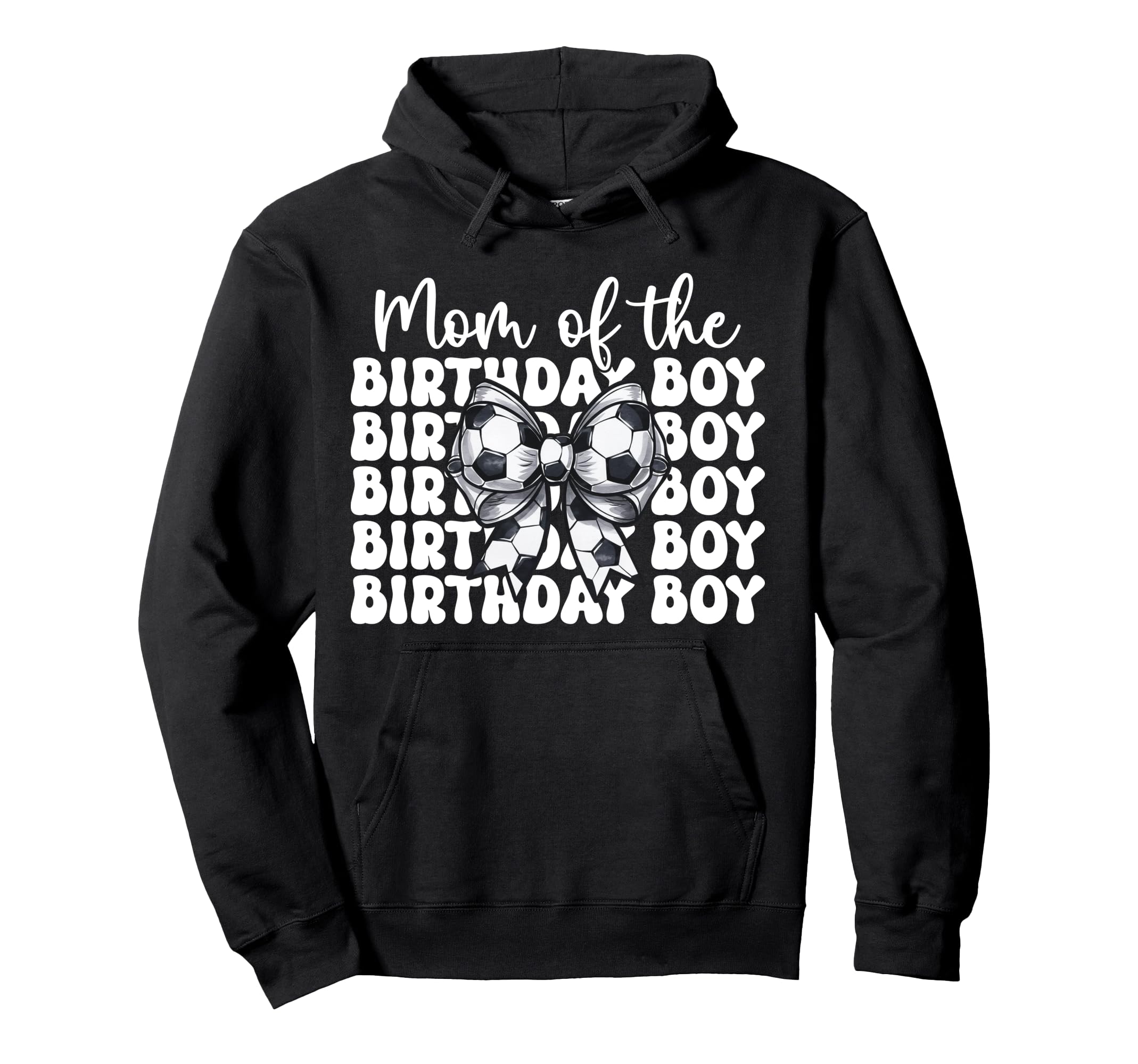 Soccer Mom Soccer Mama Coquette Bow Mom Hoodie - Trendy Graphic Men Women