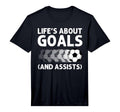 Funny Soccer Art Gag Soccer Player T-Shirt - Casual Everyday Wear Unisex