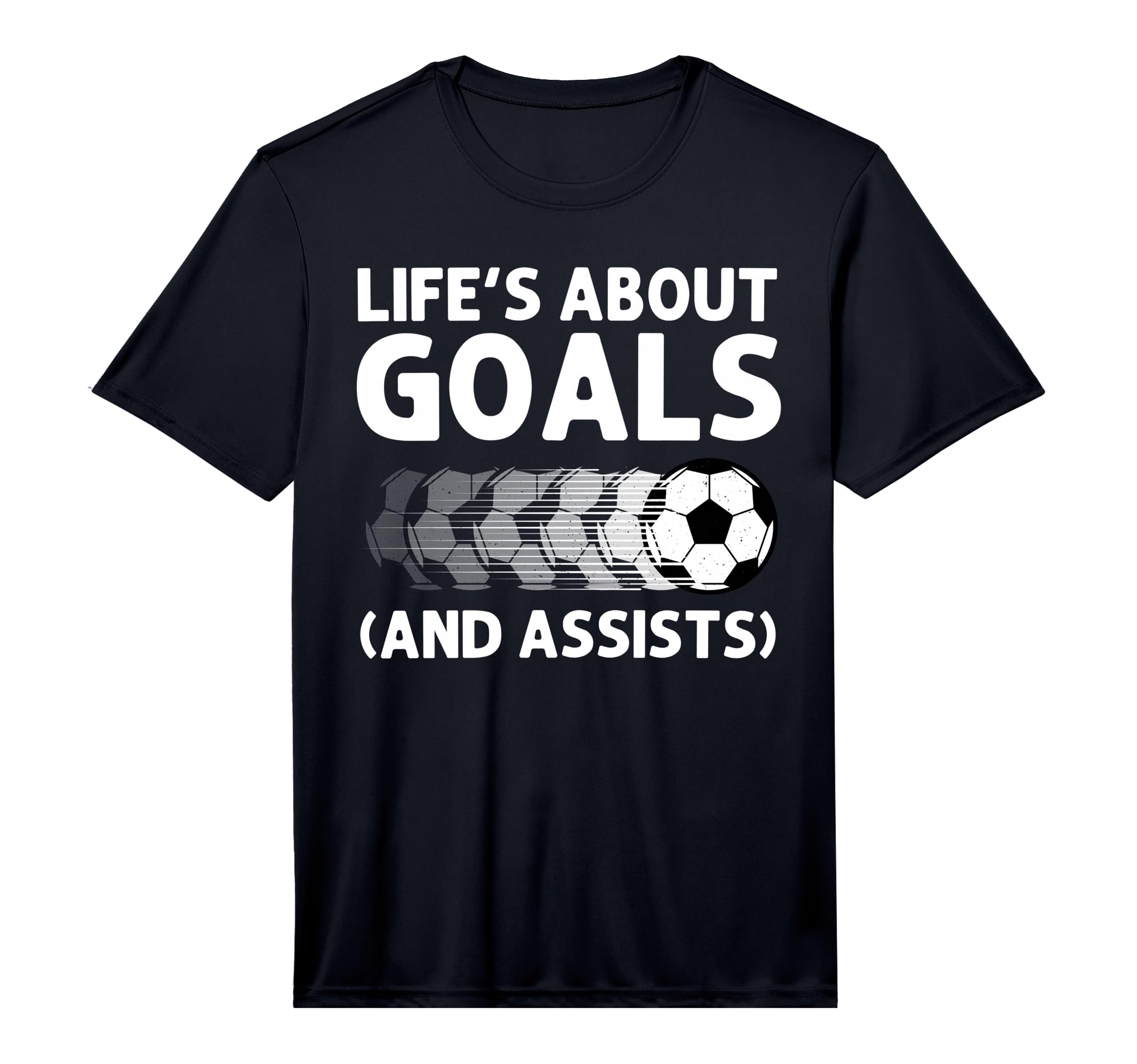 Funny Soccer Art Gag Soccer Player T-Shirt - Casual Everyday Wear Unisex