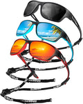 KALIYADI Polarized Sunglasses for Men, Sports Sun Glasses for Driving Cycling Fishing with UV protection