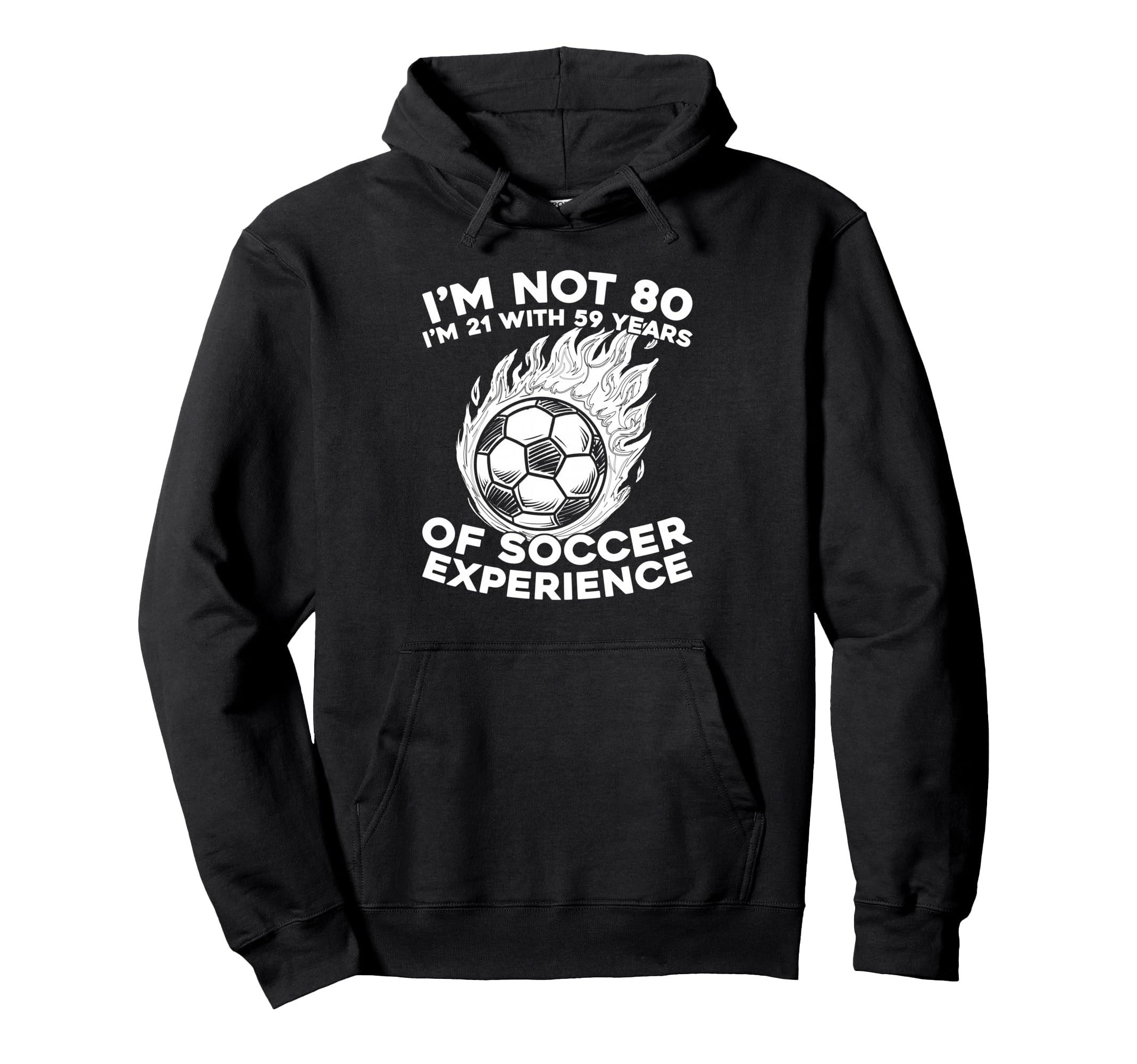 80Th Birthday Team Sports Player Hoodie - Casual Everyday Wear Unisex